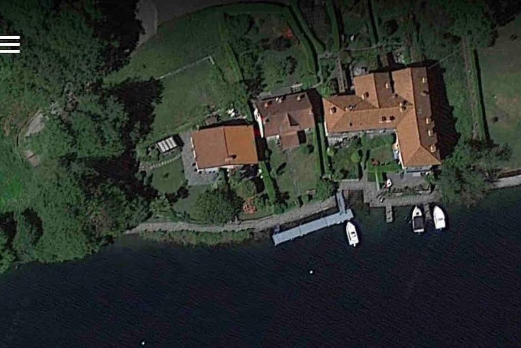 Villa Giardino Con Pontile Sul Lago D'Orta In Riva Орта-Сан-Джуліо Екстер'єр фото